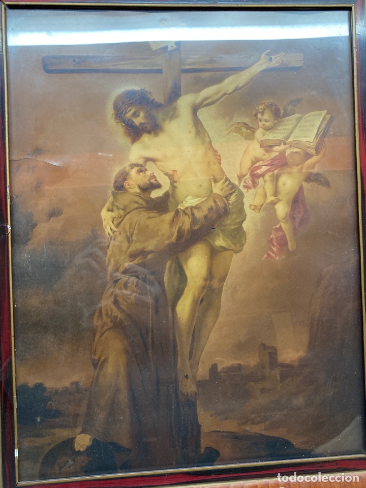 Antig&uuml;edades: Marco con l&aacute;mina - Foto 5