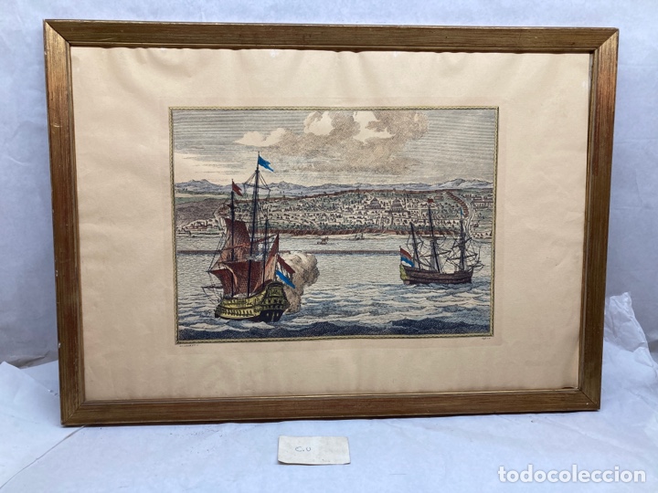 Antig&uuml;edades: L&aacute;mina naval - Foto 1