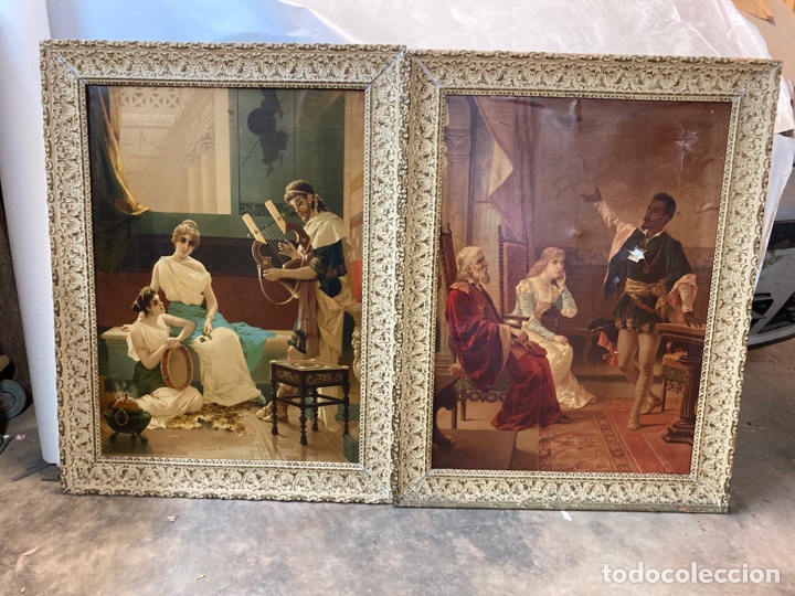 Antig&uuml;edades: Pareja de cuadros - Foto 1