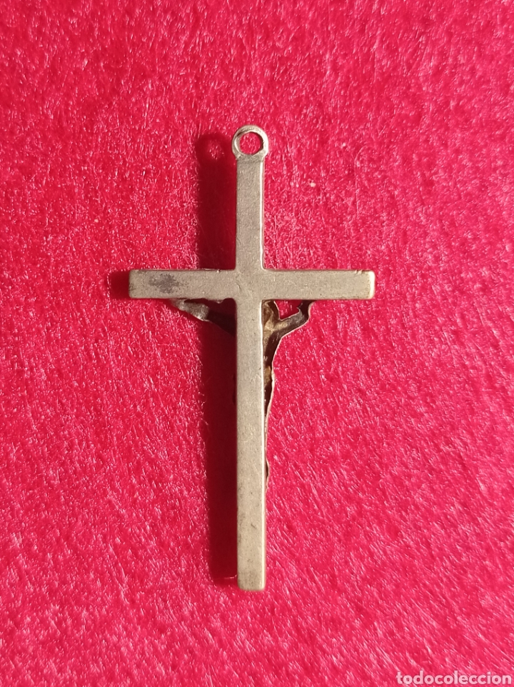 Antig&uuml;edades: ANTIGUA CRUZ RELIGIOSA DE PLATA - Foto 2