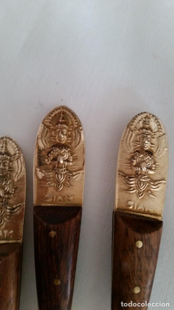 Antig&uuml;edades: EXPLENDIDOS TANADORES DE POSTRE SELADO NIKEL BRONZE SIAN - Foto 5