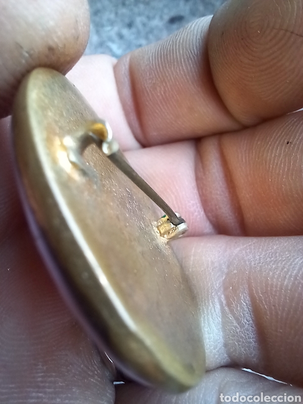 Antig&uuml;edades: BROCHE O IMPERDIBLE TIPO CAMAFEO - Foto 5