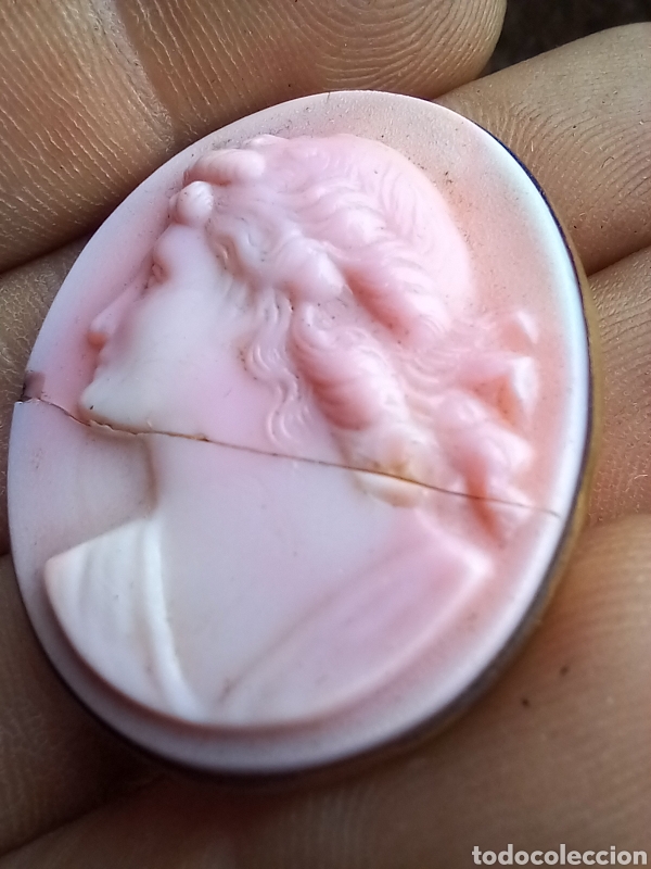 Antig&uuml;edades: BROCHE O IMPERDIBLE TIPO CAMAFEO - Foto 7