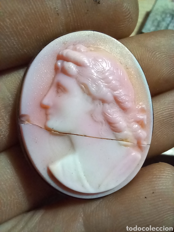 Antig&uuml;edades: BROCHE O IMPERDIBLE TIPO CAMAFEO - Foto 1