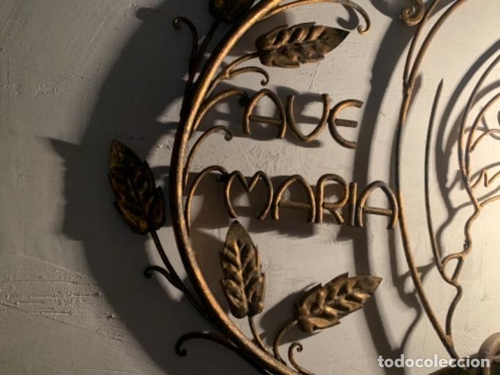 Antig&uuml;edades: L&aacute;mpara de bronce para pared - Foto 3