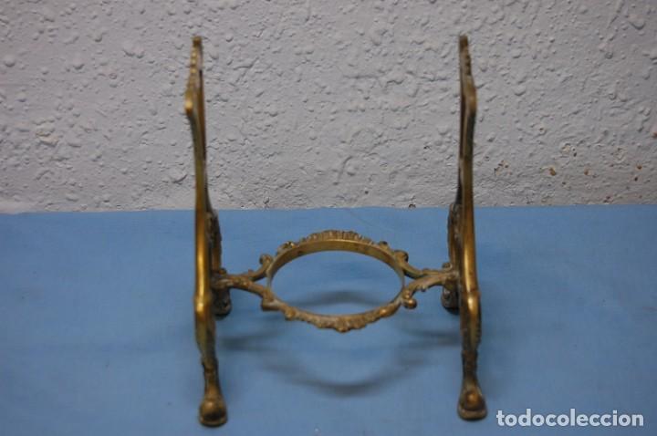 Antig&uuml;edades: ANTIGUA TETERA DE COBRE Y DE TALON - Foto 2