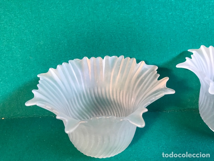 Antig&uuml;edades: Antiguas tulipas para l&aacute;mpara Ref C6 - Foto 3