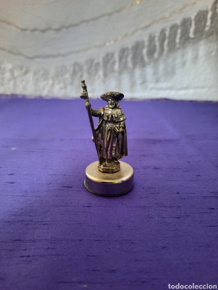 Antiques: Apostol Santiago patron de Espa&ntilde;a metal.