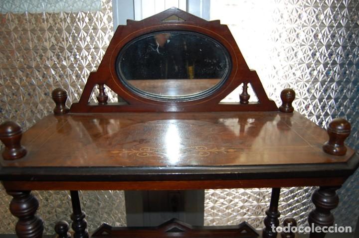 Antig&uuml;edades: SERVIDOR WHAT-NOT DE 1880 - Foto 2