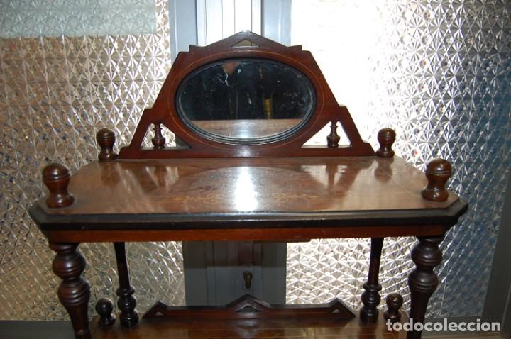 Antig&uuml;edades: SERVIDOR WHAT-NOT DE 1880 - Foto 3