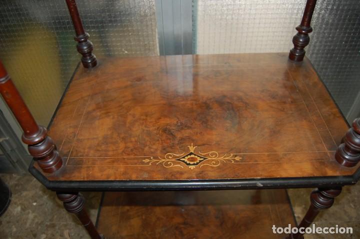 Antig&uuml;edades: SERVIDOR WHAT-NOT DE 1880 - Foto 5