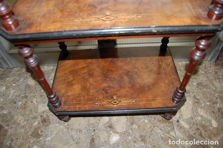 Antig&uuml;edades: SERVIDOR WHAT-NOT DE 1880 - Foto 6