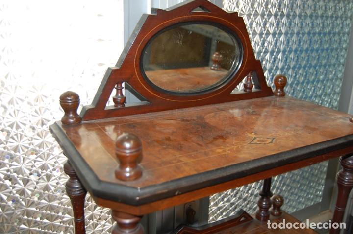 Antig&uuml;edades: SERVIDOR WHAT-NOT DE 1880 - Foto 11
