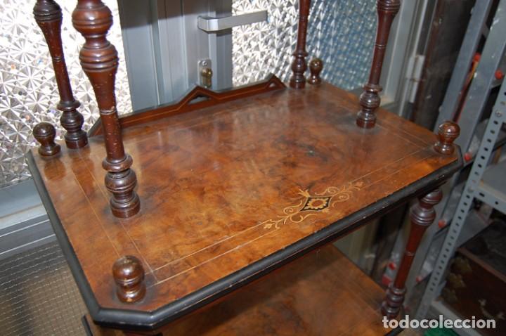 Antig&uuml;edades: SERVIDOR WHAT-NOT DE 1880 - Foto 13