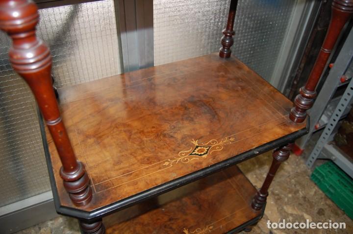 Antig&uuml;edades: SERVIDOR WHAT-NOT DE 1880 - Foto 14