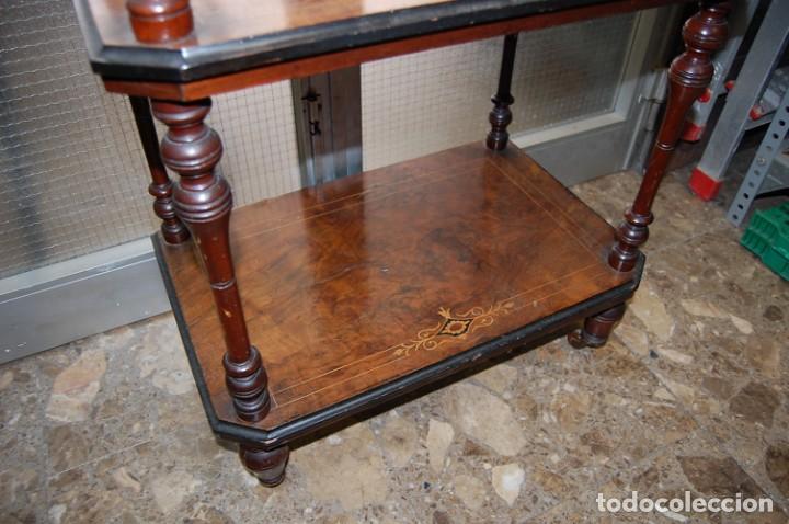 Antig&uuml;edades: SERVIDOR WHAT-NOT DE 1880 - Foto 15