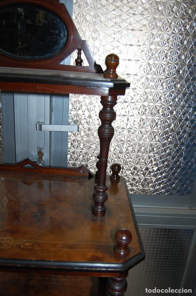 Antig&uuml;edades: SERVIDOR WHAT-NOT DE 1880 - Foto 16