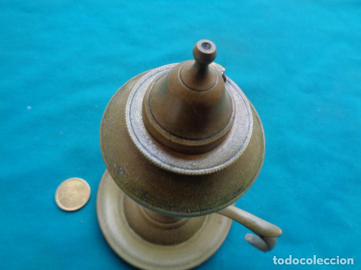 Antig&uuml;edades: ANTIGUO CANDIL CAPUCHINA DE BRONCE - Foto 2