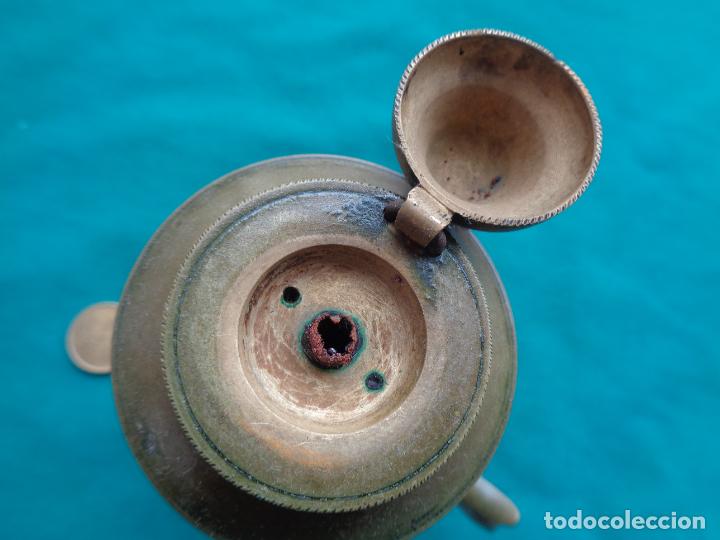 Antig&uuml;edades: ANTIGUO CANDIL CAPUCHINA DE BRONCE - Foto 3