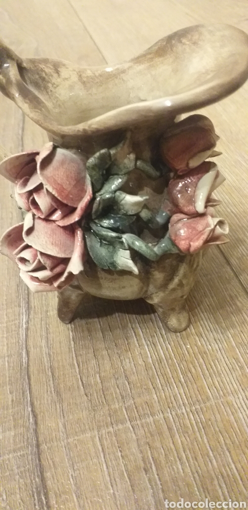 Antig&uuml;edades: Jarron capodimonte - Foto 2