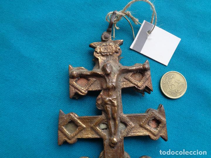 Antig&uuml;edades: GRAN CRUZ DE CARAVACA EN BRONCE - Foto 5