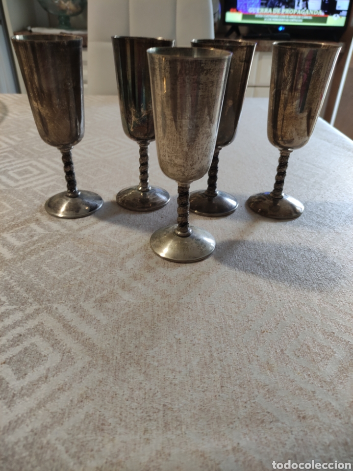 Antig&uuml;edades: Juego de 6 copas de champan - Foto 1