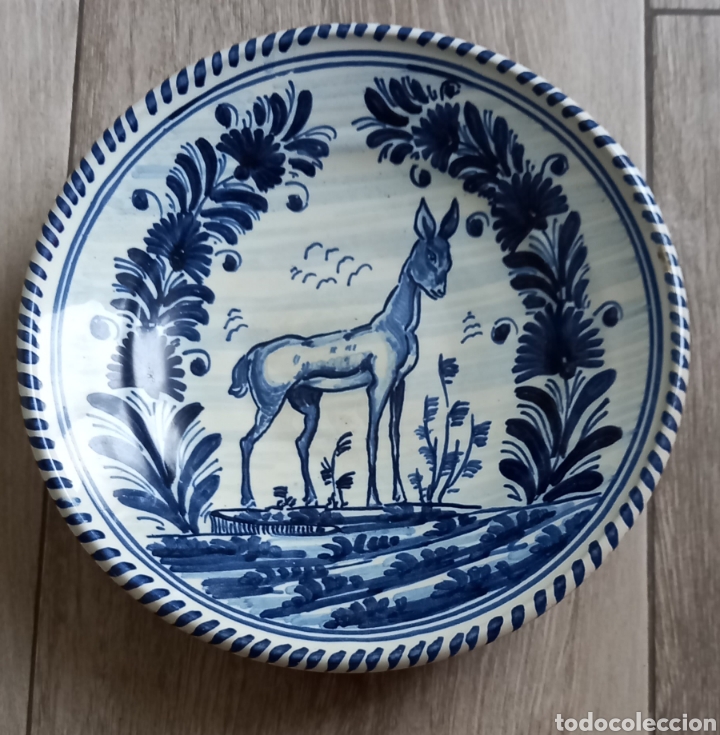 Antig&uuml;edades: Antiguo plato de cer&aacute;mica - Foto 1