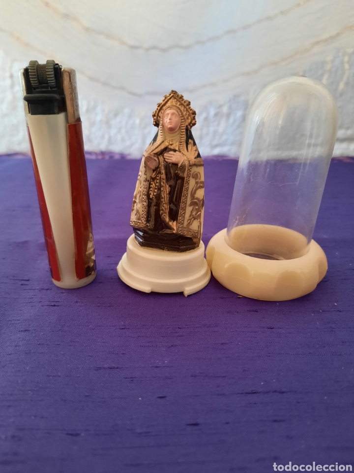 Antig&uuml;edades: Virgen dolorosa en fanal - Foto 6
