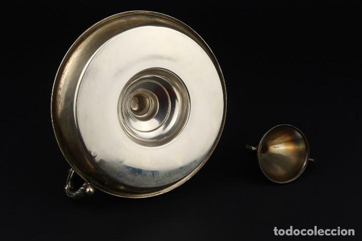 Antig&uuml;edades: Antigua Palmatoria de Plata - Foto 13
