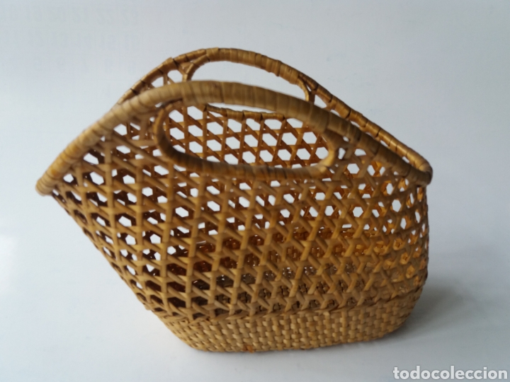 Antig&uuml;edades: CESTA PARA BOTELLA DE VINO. - Foto 1