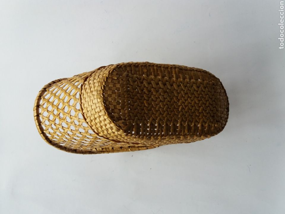 Antig&uuml;edades: CESTA PARA BOTELLA DE VINO. - Foto 3