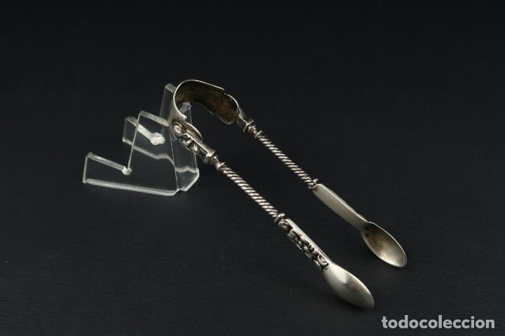 Antig&uuml;edades: Antiguas Pinzas de Plata - Foto 2
