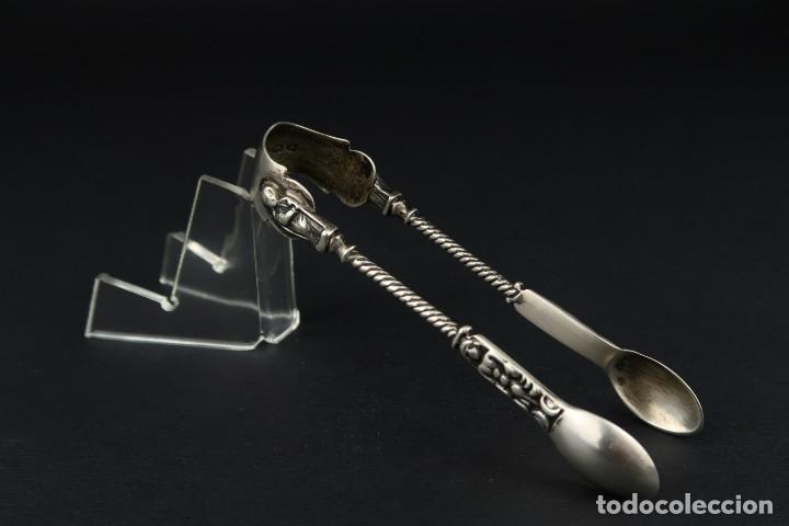 Antig&uuml;edades: Antiguas Pinzas de Plata - Foto 3