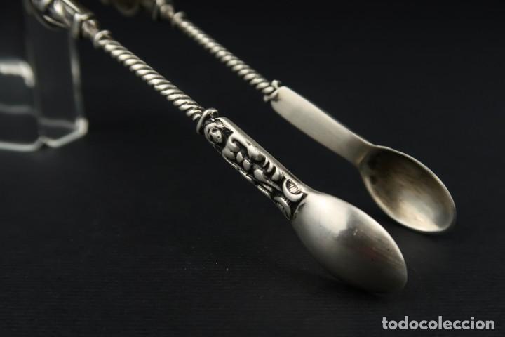 Antig&uuml;edades: Antiguas Pinzas de Plata - Foto 4