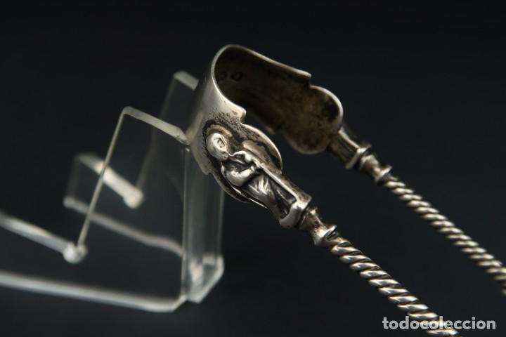 Antig&uuml;edades: Antiguas Pinzas de Plata - Foto 5