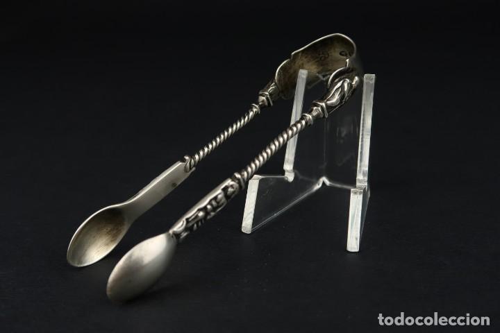 Antig&uuml;edades: Antiguas Pinzas de Plata - Foto 14