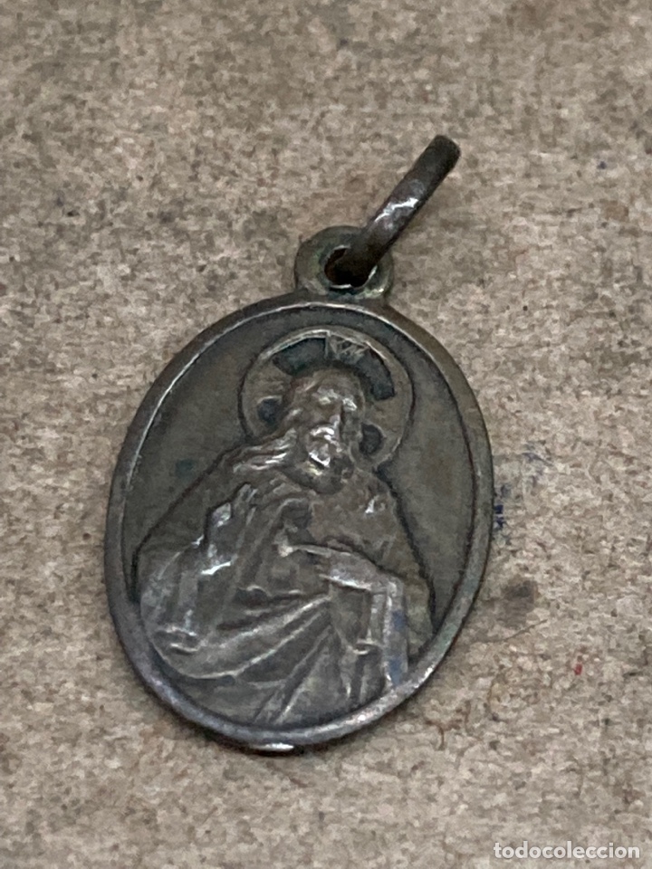 Antig&uuml;edades: Medalla de plata religiosa - Foto 1