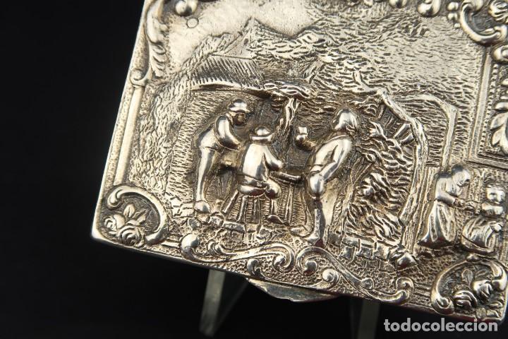 Antig&uuml;edades: Antigua Caja de Plata - Foto 3