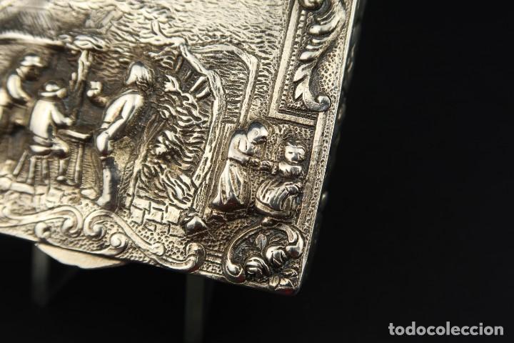 Antig&uuml;edades: Antigua Caja de Plata - Foto 4