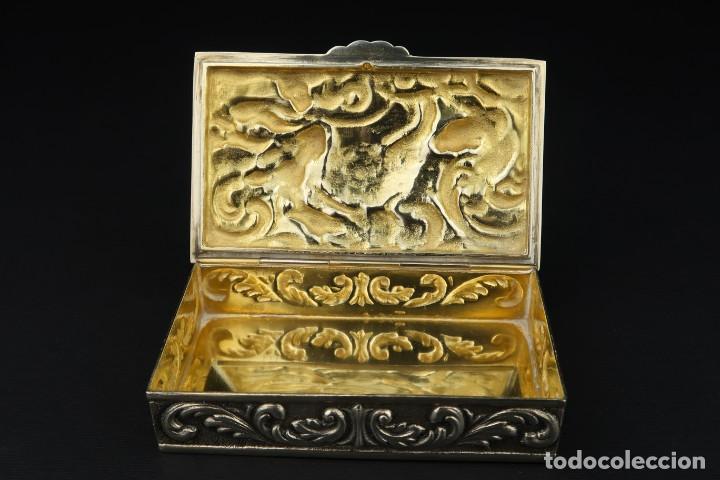 Antig&uuml;edades: Antigua Caja de Plata - Foto 14