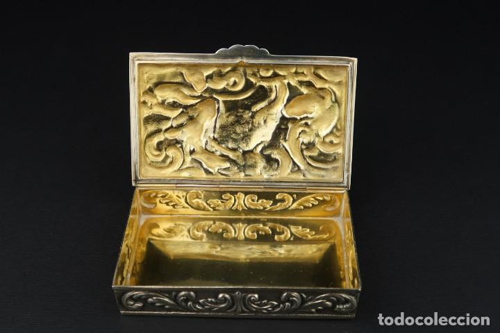 Antig&uuml;edades: Antigua Caja de Plata - Foto 15