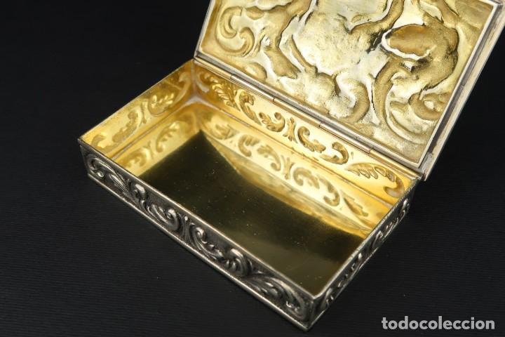 Antig&uuml;edades: Antigua Caja de Plata - Foto 18