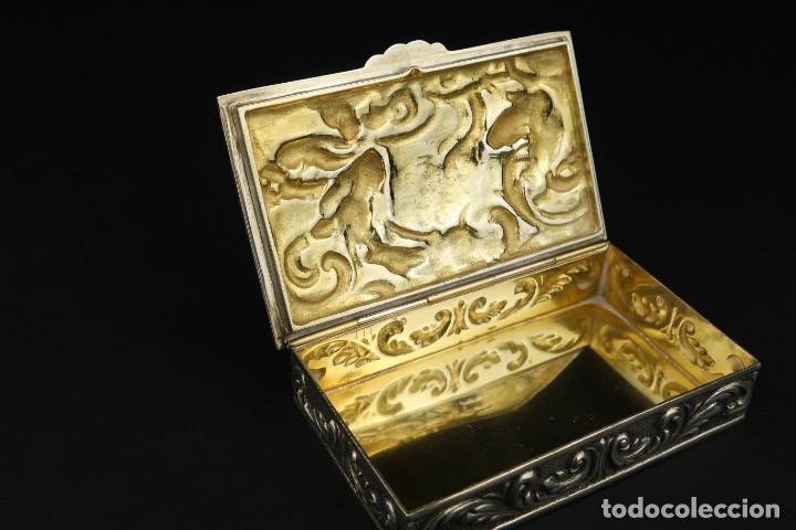 Antig&uuml;edades: Antigua Caja de Plata - Foto 19