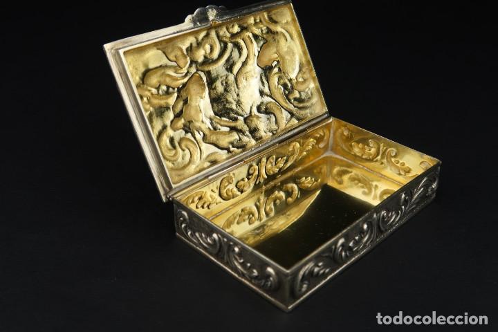 Antig&uuml;edades: Antigua Caja de Plata - Foto 20