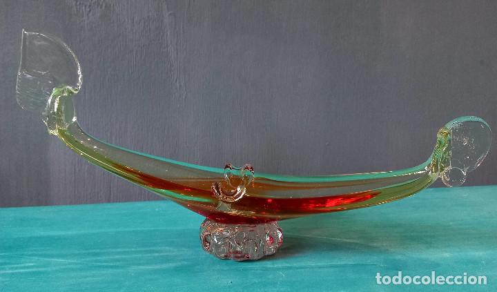 Antig&uuml;edades: CENICERO GONDOLA MURANO - Foto 1