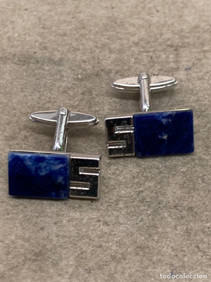 Antig&uuml;edades: Gemelos de plata y piedra/G7 - Foto 1