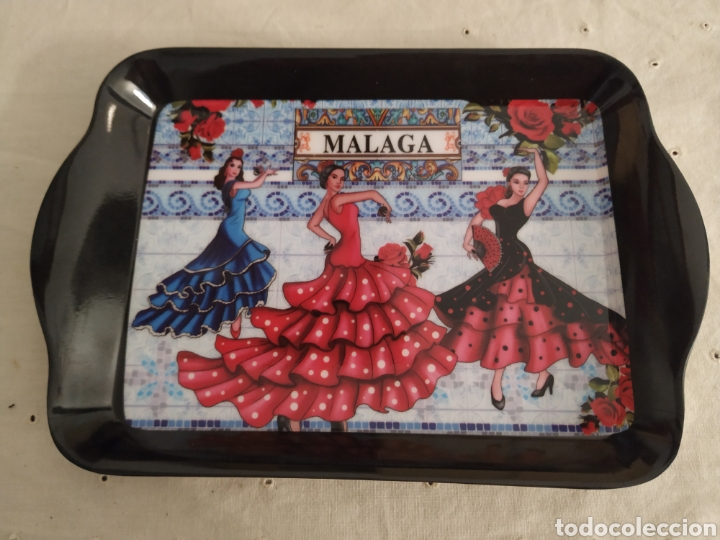 Antig&uuml;edades: Bandeja M&aacute;laga preciosas - Foto 1