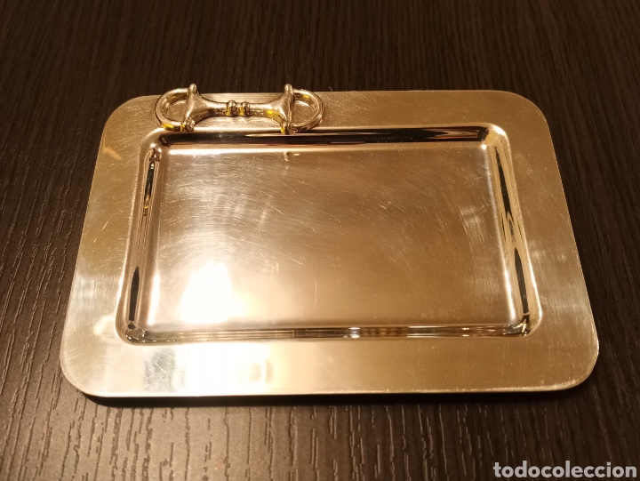 Antig&uuml;edades: Antiguo Tarjetero / Bandeja Alpaca - Foto 1