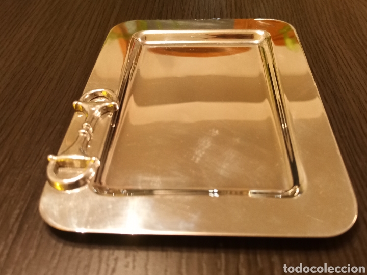 Antig&uuml;edades: Antiguo Tarjetero / Bandeja Alpaca - Foto 2