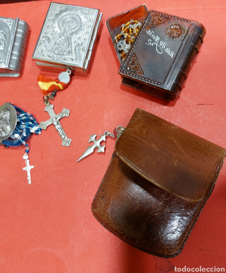 Antig&uuml;edades: LOTE DE 8 ROSARIERAS. - Foto 5